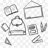 学习用品涂鸦