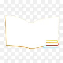 书本文字边框毕业生