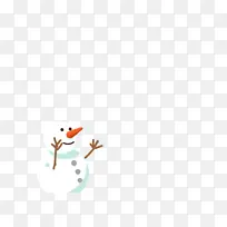 原创插画 冬天 雪人