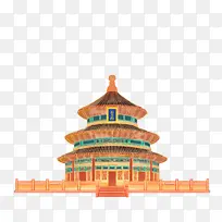 古代建筑物，艺术元素