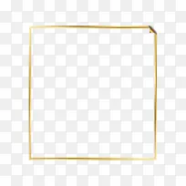 正方形金属感边框