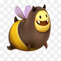 大笑的小蜜蜂