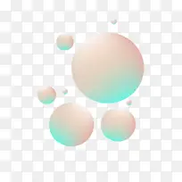 彩色气泡，气泡装饰，气泡修饰，圆形装饰