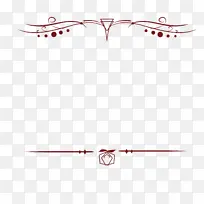 棕色边框装饰插画