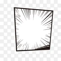 黑色冲击爆炸框