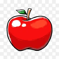 苹果 卡通苹果 红苹果 图片