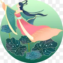 中秋节月亮奔月嫦娥