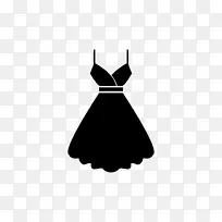 时尚的吊带裙，裙子带图标