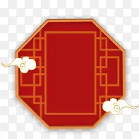 中国国潮风元素边框