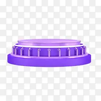 紫色梯台模特素材