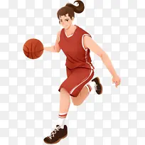 运动会奥运会写实女子打篮球