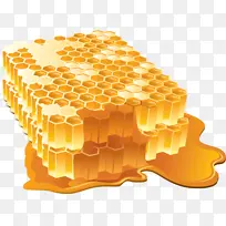 块状蜂蜜素材图片