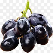 一串紫葡萄水果