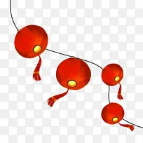 灯笼圆形线条