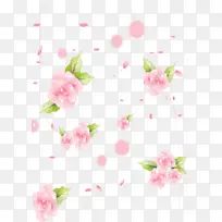 手绘矢量玫瑰花元素