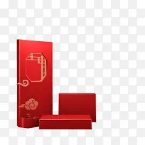 台子 红色装饰台  中国风台子