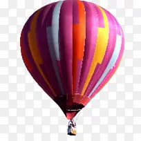 紫色气球，气球，热气球，旅行热气球