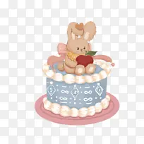 兔子蛋糕可爱兔