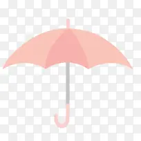 粉色卡通雨伞素材免费下载