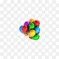 五彩色的气球