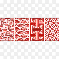 中国风传统花纹矢量素材