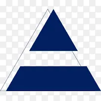 重叠三角形立体背景