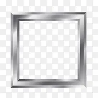 游戏边框 装饰 细节 质感 银色方形