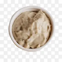 小碗里的沙拉酱