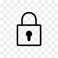门锁icon线性小图标PNG下载