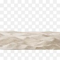 沙滩里的一堆沙子