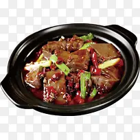 砂锅鸭血猪血