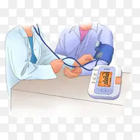 量血压插图卡通图