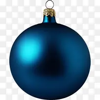圣诞节蓝色球装饰