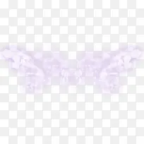 紫色科技荧光翅膀