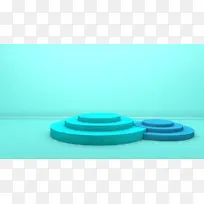 C4D展台背景