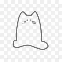 简笔画猫咪cat