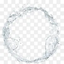 飞溅的水形成的水环（919×971）