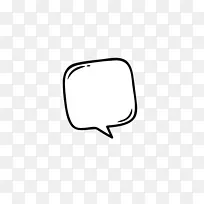 对话框漫画气泡对话气泡会话框简约对话框