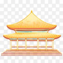 国潮 古代 亭台 楼阁
