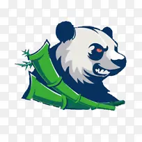 卡通熊猫 装饰 元素 图标