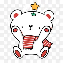 表情包圣诞节卡通动物表情包开心
