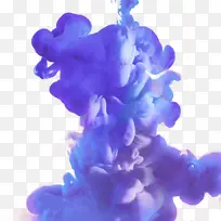 紫色抽象漂浮烟雾