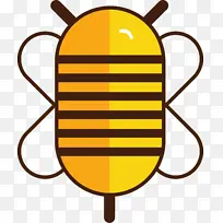 蜜蜂图标元素