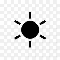 太阳图标，箱子，标识，箱子标识符号
