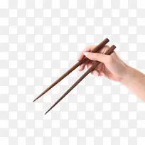 夹菜的筷子透明图