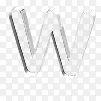 立体水晶透明字母www