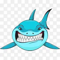 蓝色的大鲨鱼