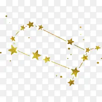 烫金星座星星元素图
