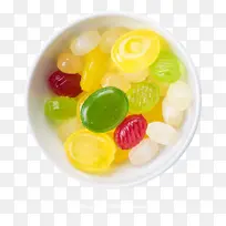 碗里的彩色糖果