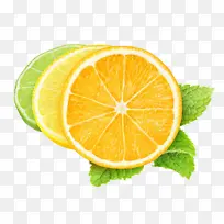 橙子青柠水果